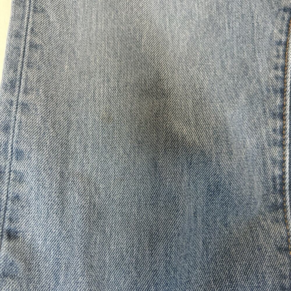 Levi's 517 Bootcut Jeans 33x36 Distressed Medium Blue Wash 100% Cotton Denim - Picture 5 of 15